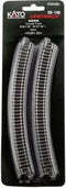 N Kato Unitrack 7078107 Gebogen rails 30 ° 381 mm 4 stuk(s)