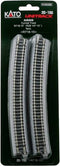 N Kato Unitrack 7078108 Gebogen rails 15 ° 718 mm 4 stuk(s)