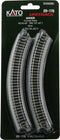 N Kato Unitrack 7078113 Gebogen rails 15 ° 216 mm 4 stuk(s)