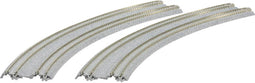 N Kato Unitrack 7078120 Dubbelspoor, Gebogen rails 45 ° 480 mm, 447 mm 2 stuk(s)