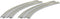 N Kato Unitrack 7078120 Dubbelspoor, Gebogen rails 45 ° 480 mm, 447 mm 2 stuk(s)