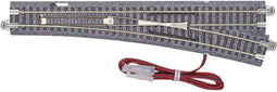 N Kato Unitrack 7078201 Wissel, Elektrisch, Rechts 186 mm 15 ° 718 mm 1 stuk(s)