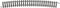N Minitrix rails T14928 Gebogen rails 15 ° 526.2 mm 10 stuk(s)