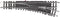 N Minitrix rails T14939 Wissel, Rechts 112.6 mm 15 ° 362.6 mm 1 stuk(s)