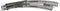 N Minitrix rails T14948 Gebogen wissel, Rechts 30 ° 1 stuk(s)