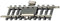 N Minitrix rails T14979 Contactrails 50 mm 2 stuk(s)