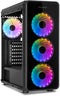 Nox Hummer TGM - ATX Semi-toren - 4x Ventilator - LED RGB - Zwart