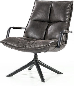Fauteuil Mitchell - Antraciet - draaibare fauteuil