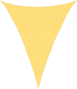 vidaXL - Zonnezeil - 160 - g/m² - 5x6x6 - m - HDPE - beige