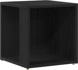 vidaXL - Salontafel - Zwart - Eiken - 33x33x34,5 - cm - Engineered - Wood