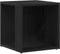 vidaXL - Salontafel - Zwart - Eiken - 33x33x34,5 - cm - Engineered - Wood