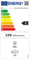 Beko BFNA247E40SN - Vrieskast - FreezerGuard - ProSmart™ Inverter Compressor - 220 L