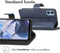 iMoshion Hoesje Geschikt voor Motorola Moto E22 Hoesje - iMoshion Luxe Bookcase - Donkerblauw