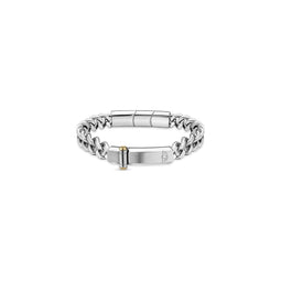Police Heren-Armband Metaal One Size Zilver 32020915