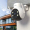 Calex Smart PTZ Camera 2K - Beveiligingscamera voor Buiten - Pan Tilt Bewegingsdetectie Nachtzicht Tweeweg Audio Wit