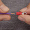 Quadrios 22C449 Ringkabelschoen Dwarsdoorsnede (max.): 2.5 mm² Gat diameter: 8.5 mm Deels geïsoleerd Blauw 1 set(s)
