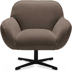Liviza Fauteuil Donato - Draaibaar Plaster - Stof - Rechthoek Taupe - 74 cm , 75 cm , 79 cm