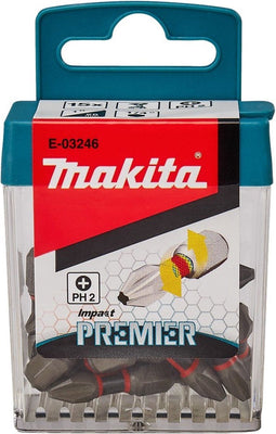 Makita E-03246 - Bitset 2-delig - Kruiskop PH2x25 Torsion Control Technology (2 stuks)