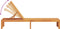 vidaXL - Ligbed - 200x55x30 - cm - Massief - Acaciaboomhout