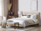 ROCHELLE - Tweepersoonsbed - Beige - 180 x 200 cm - Polyester