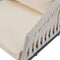 Juskys Tuinstoelen - 2 Rope stoelen - Inclusief rug- en zitkussens - Lichtgrijs