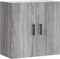 vidaXL - Wandkast - 60x31x60 - cm - bewerkt - hout - grijs - sonoma - eikenkleurig