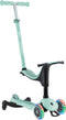 Globber Go Up Sporty Lights 360° - Meegroeistep - Lichtgevende wielen - Mint