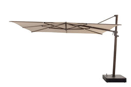4so - Finca parasol beach met wenge houtlook frame 400 x 300 cm