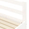 vidaXL - Slaapbank - met - onderschuifbed - 90x190 - cm - massief - grenenhout - wit