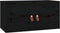 vidaXL - Wandkast - 60x30x30 - cm - massief - grenenhout - zwart
