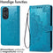 imoshion Hoesje Geschikt voor Oppo Reno 8 T (4G) Hoesje Met Pasjeshouder - imoshion Mandala Bookcase - Turquoise