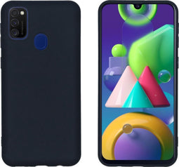 iMoshion Hoesje Geschikt voor Samsung Galaxy M30s / M21 Hoesje Siliconen - iMoshion Color Backcover - Zwart
