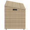 vidaXL - Tuinbox - 110x50x58 - cm - poly - rattan - beige