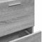 vidaXL - Wastafelkast - 40x37x59 - cm - bewerkt - hout - grijs - sonoma - eikenkleurig
