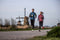 Rogelli Enjoy II - Hardloopjack - Winddicht - Blauw Fluor
