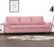 vidaXL - Driezitsbank - 180 - cm - fluweel - roze