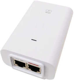 Ubiquiti U-POE-af - Gigabit PoE Adapter - 2x Ethernet 1Gbps - 15W