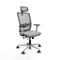 Piqueras y Crespo 1B086G2 - Bureaustoel - Verstelbare hoogte 50-62 cm - Lichtgrijs