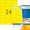 Herma printeretiketten Labels yellow 70x37 SuperPrint 2400 pcs.