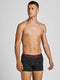 JACK&JONES JACFLOWER - Onderbroek - 3-pack microfiber - Zwart (3-pack)
