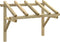 vidaXL - Deurluifel - 150x100x100 - cm - massief - grenenhout