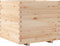 vidaXL - Plantenbak - 80x80x72 - cm - massief - grenenhout