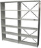 Archiefstelling basic Lichtgrijs 198cm hoog x 100cm breed x 30cm diep