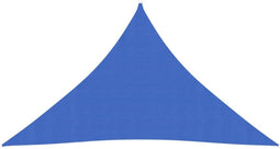 vidaXL - Zonnezeil - 160 - g/m² - 3,5x3,5x4,9 - m - HDPE - blauw