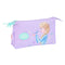 Pennenetui met 3 vakken Frozen Spirit Lila 22 x 12 x 3 cm