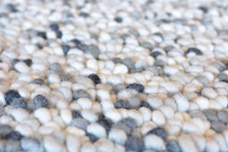 Brink en Campman - Brink en Campman Pebble Cool Grey Vloerkleed - 140x200 - Rechthoek - Hoogpolig Tapijt - Modern - Grijs, Wit
