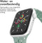 imoshion Sport⁺ bandje - Geschikt voor Apple Watch 1, 2, 3, 4, 5, 6, 7, 8, 9, 10 (42 mm), SE - 38/40/41 mm - Light Green & Green - S/M