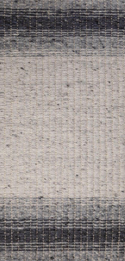 Varenna Black Vloerkleed - 250x350 - Rechthoek - Laagpolig,Structuur Tapijt - Industrieel - Grijs, Wit, Zwart