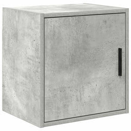 vidaXL - Garage - wandkast - betongrijs - bewerkt - hout