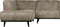 BePureHome Statement Hoekbank Links - PU - Elephant Skin - 77x274x210